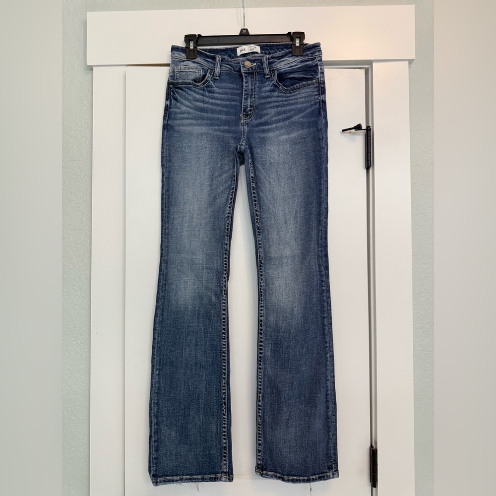 BKE Women's Boot Cut Jeans - Blue